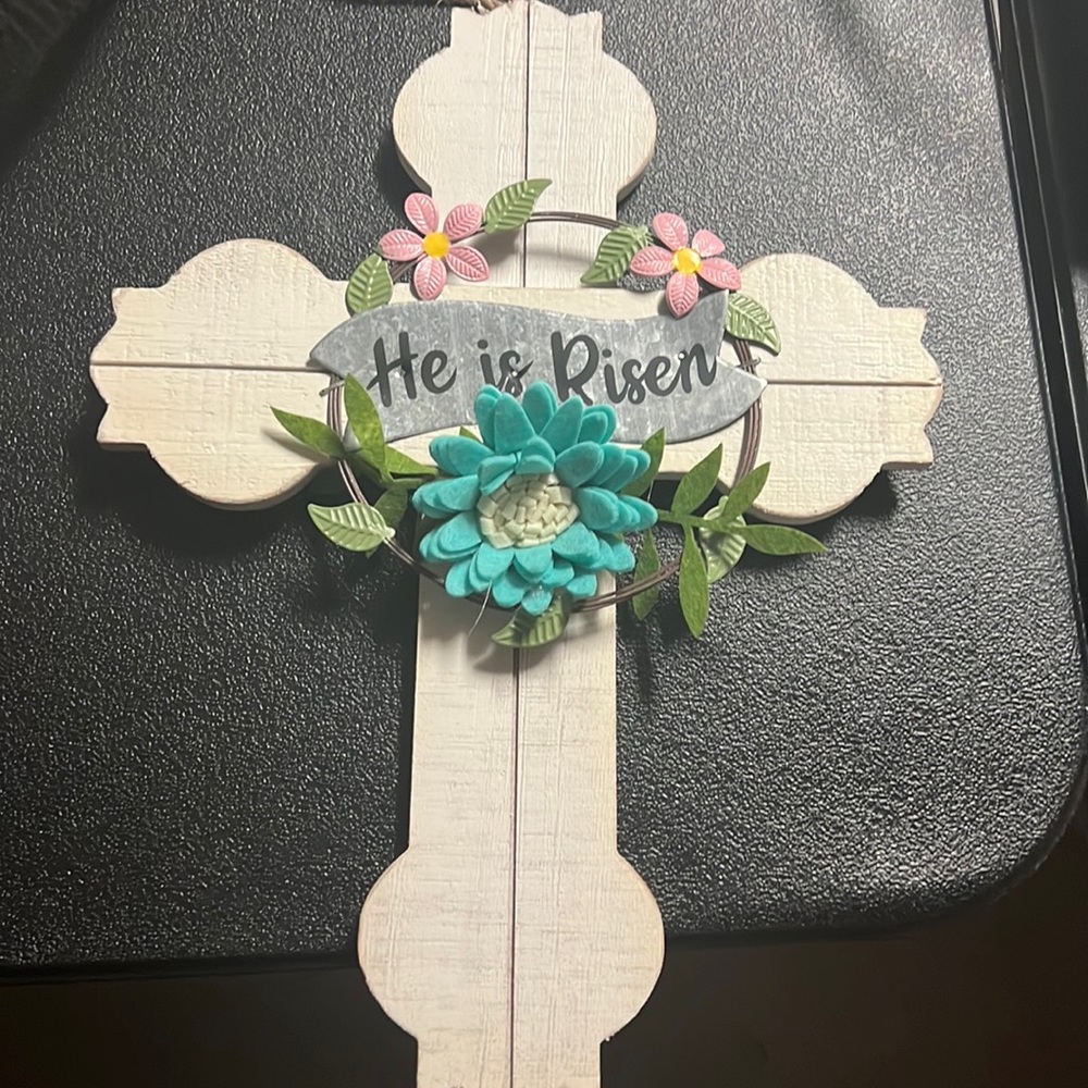 “He is Risin” Easter Crosses